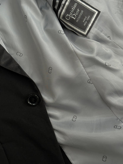Christian Dior 1990s Single Breasted Tuxedo Blazer - S
