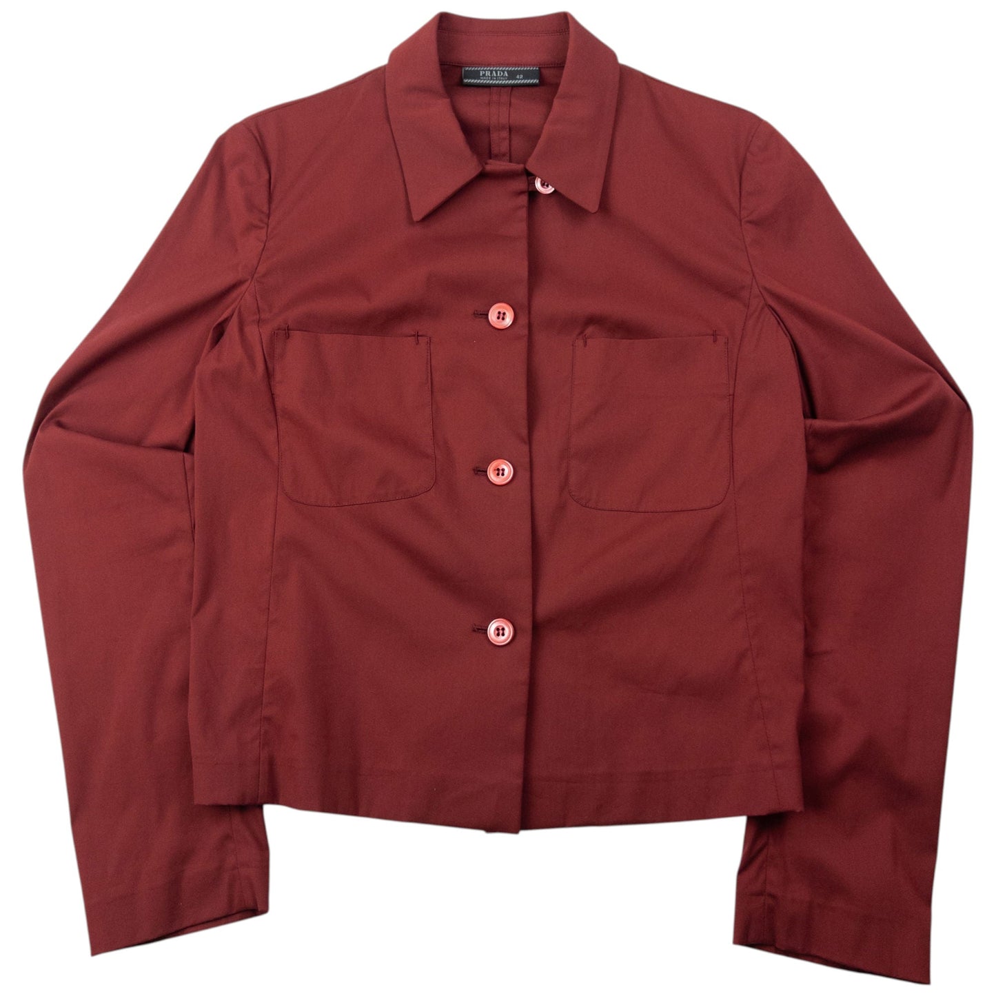Vintage 2000 Prada Jacket Womens Size M | Medium, Red