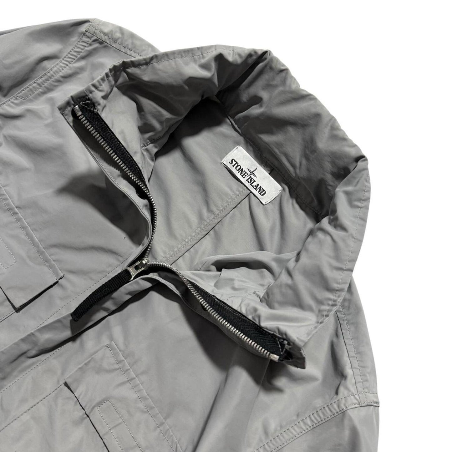 Stone Island 2020 Micro Reps Jacket | Medium, Light Grey