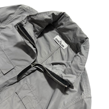 Stone Island 2020 Micro Reps Jacket | Medium, Light Grey