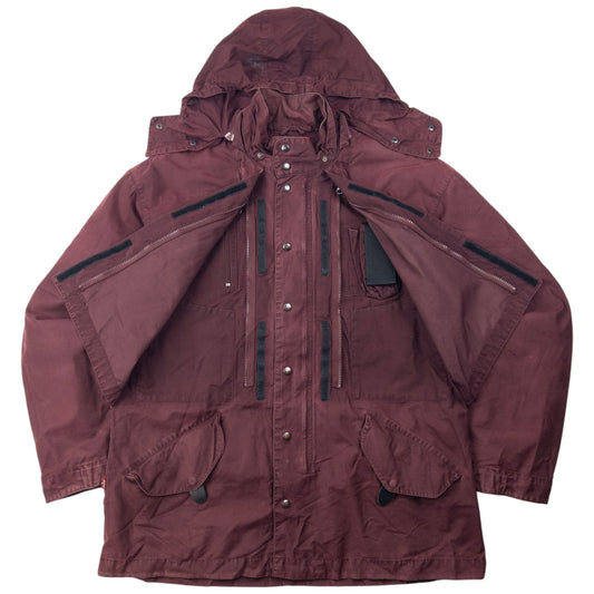 Vintage 2000s Levi's Red Tab Stealth Layered Pocket Jacket Size XL | XL, Burgundy