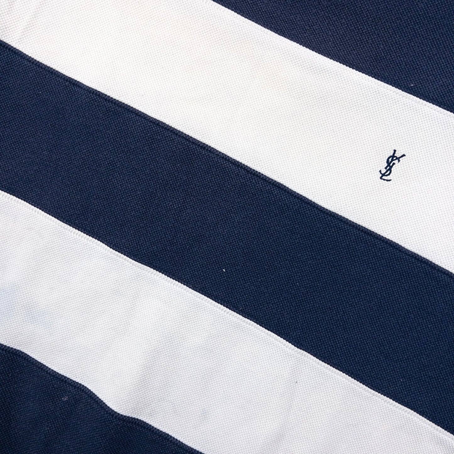 Vintage 2000s YSL Yves Saint Laurent Striped Sweatshirt Size S