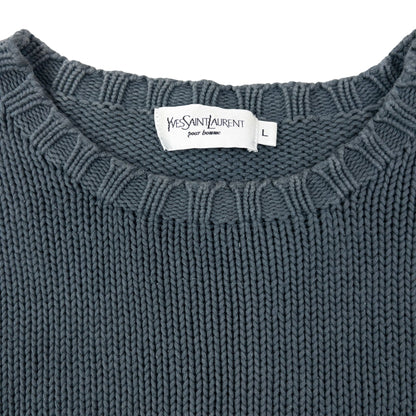 Vintage 2000s YSL Yves Saint Laurent Knit Jumper Size L | Large, Multicoloured