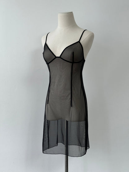 Victoria's Secret 2000s Sheer Mini Dress - XS