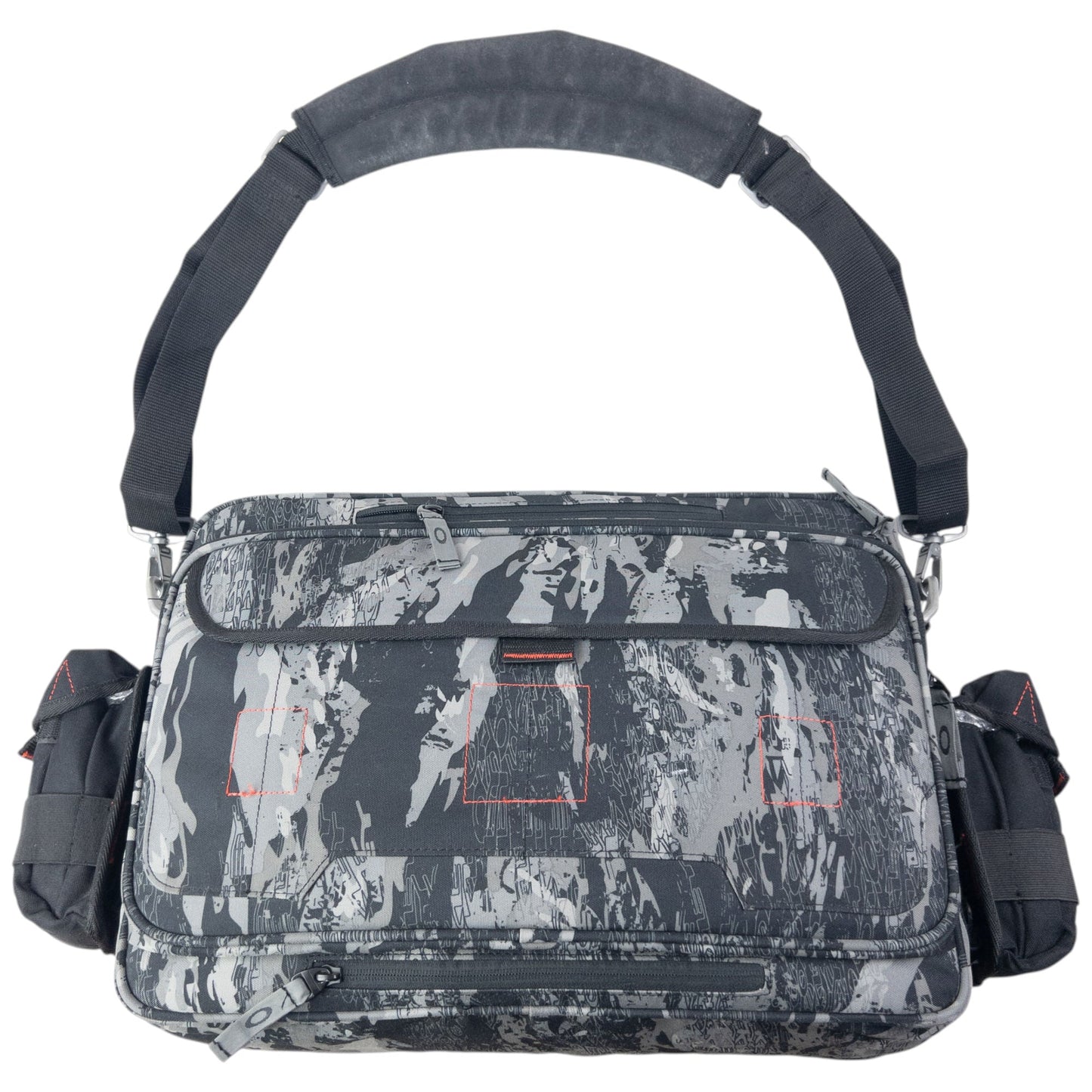 Vintage 2000s Oakley Cargo Utility Crossbody Briefcase Bag | O/S, Black