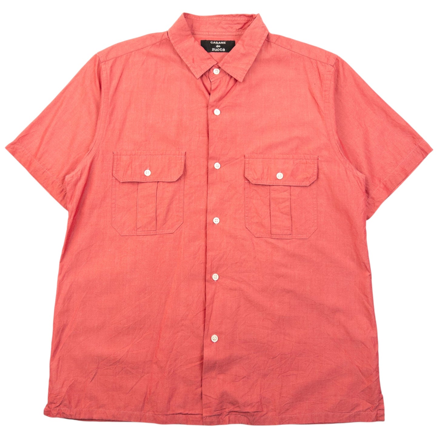 Vintage 2000s Cabane De Zucca By Issey Miyake Button Up Shirt Size M | Medium, Pink