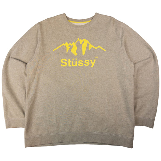 Vintage Stussy Mountain Graphic Sweatshirt Size M