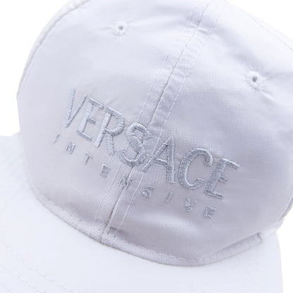Vintage 2000s Versace Intensive Embroidered Hat | O/S, Red