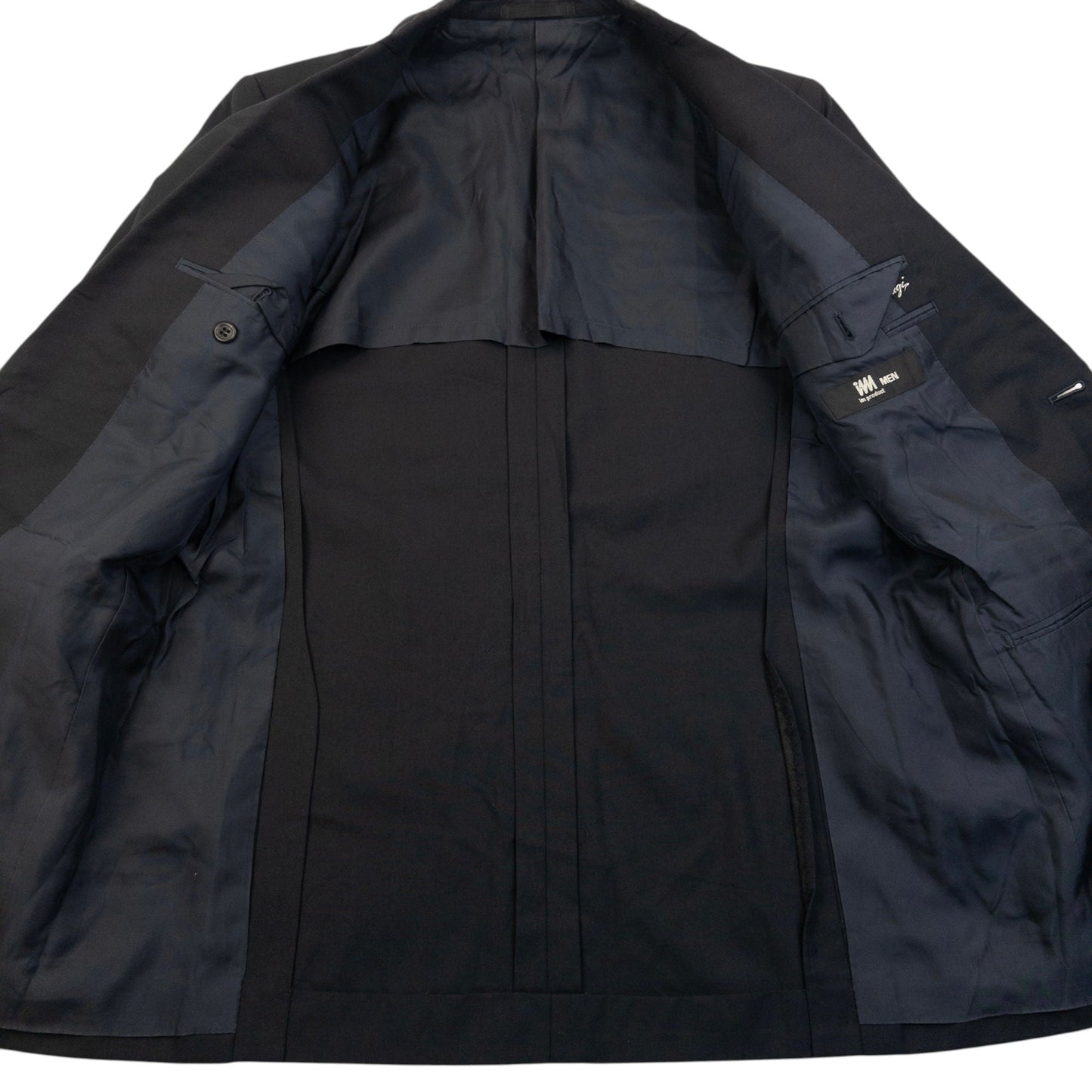 Vintage 2000s Issey Miyake MEN Wool Blazer Jacket Size M | Medium, Black