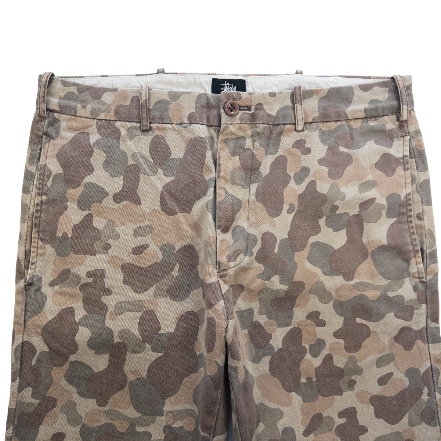 Vintage Stussy Camo Trousers Size W36