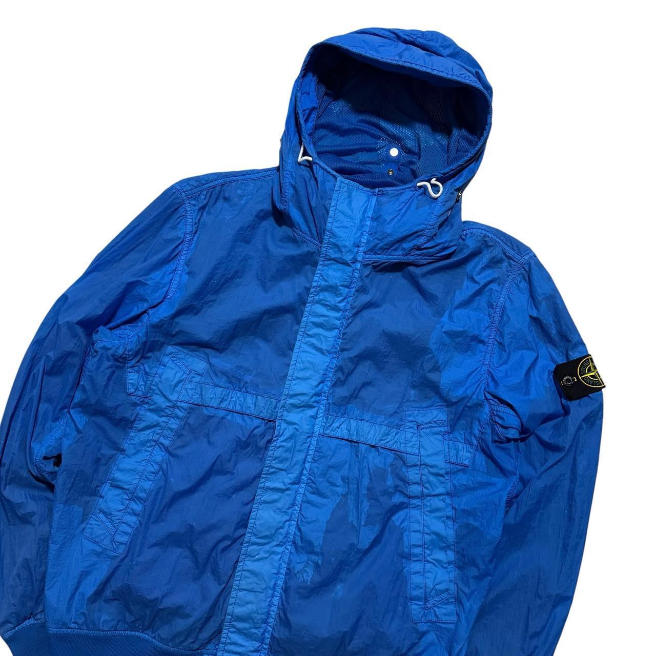 Stone Island Blue Membrana-TC Jacket | XL, Blue