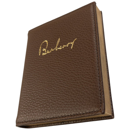 Vintage 2000s Burberry Leather Bound Notebook | O/S, Multicoloured