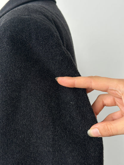 Vintage 1990s Wool Cashmere Double Breasted Coat - XL