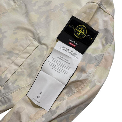 Stone Island Supreme Ice Camo Harrington Jacket | Medium, Camo