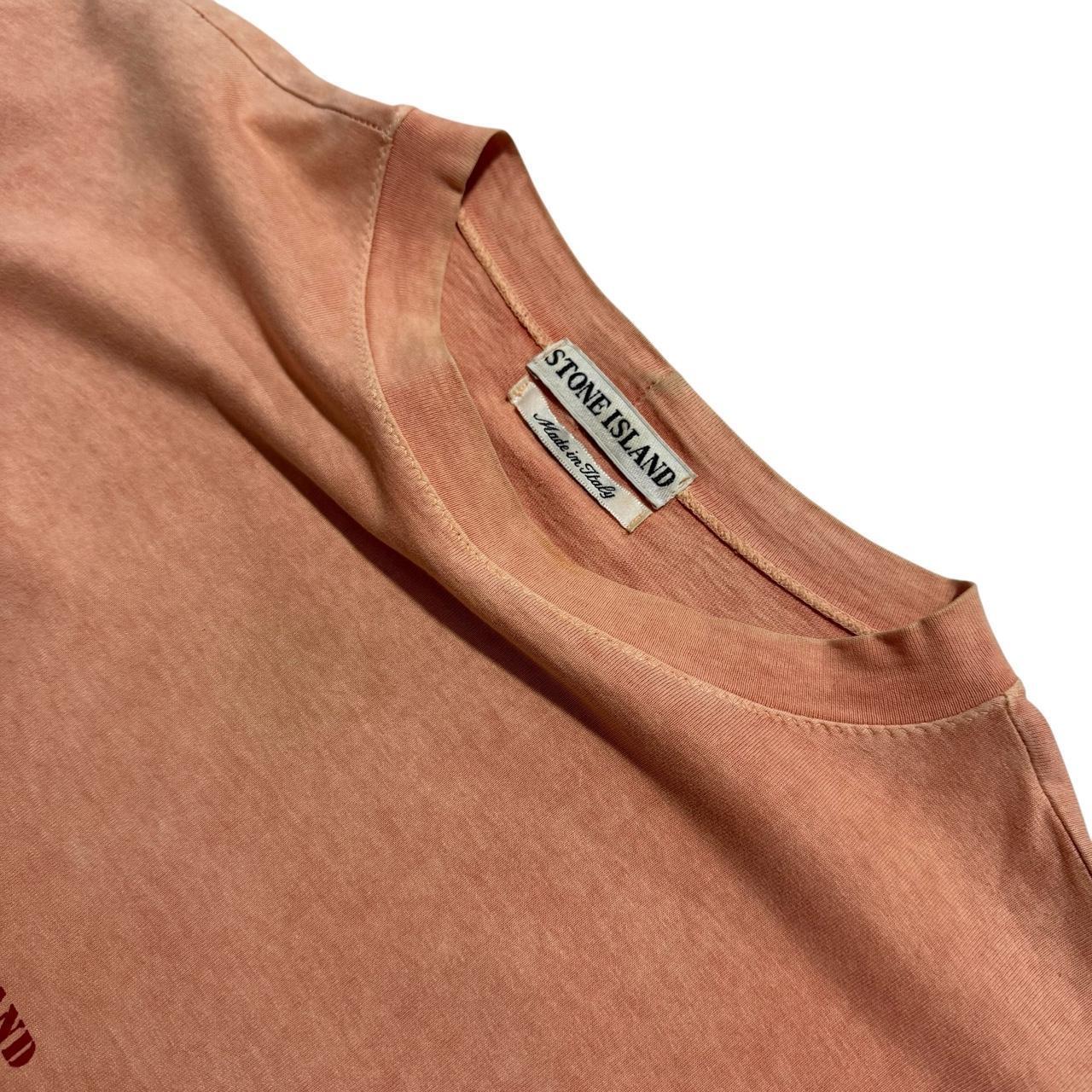 Stone Island S/S 1995 Marina T-Shirt | Large, Coral