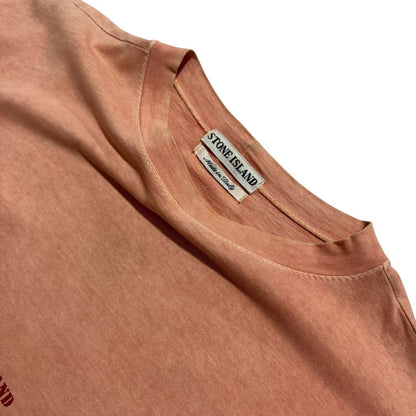 Stone Island S/S 1995 Marina T-Shirt | Large, Coral