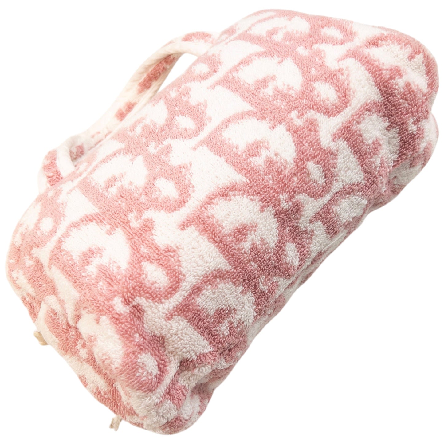 Vintage Dior Monogram Terry Cloth Handbag