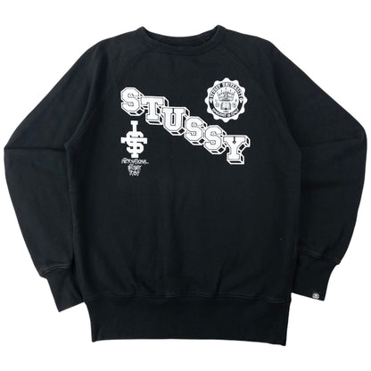 Vintage Stussy International University Graphic Sweatshirt Size S
