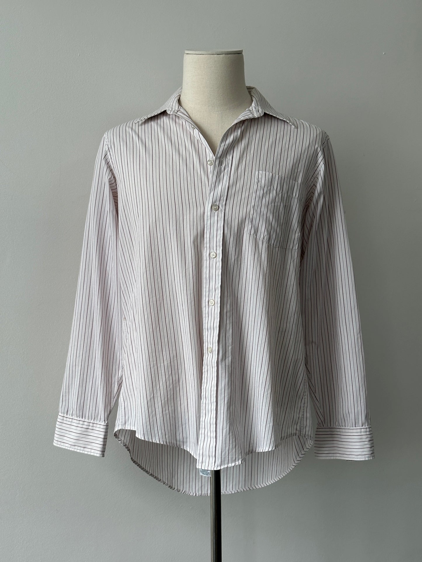 Christian Dior 1990s Cotton Striped Shirt - M
