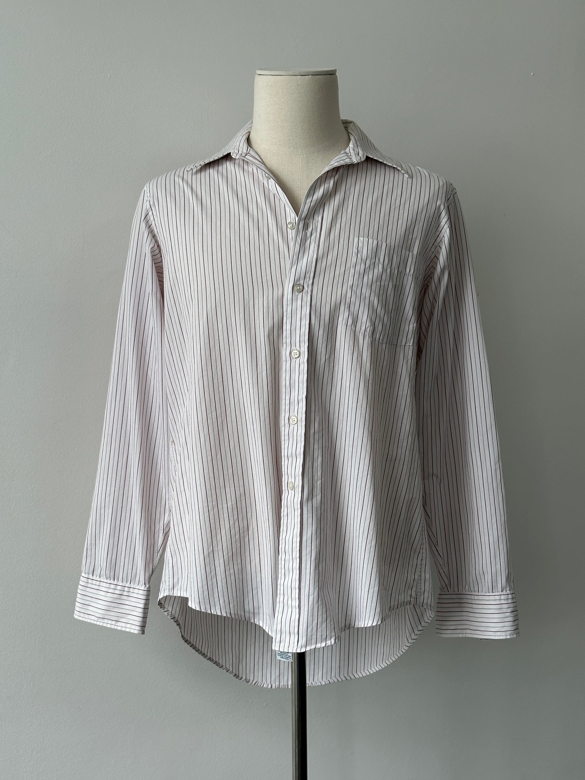 Christian Dior 1990s Cotton Striped Shirt - M
