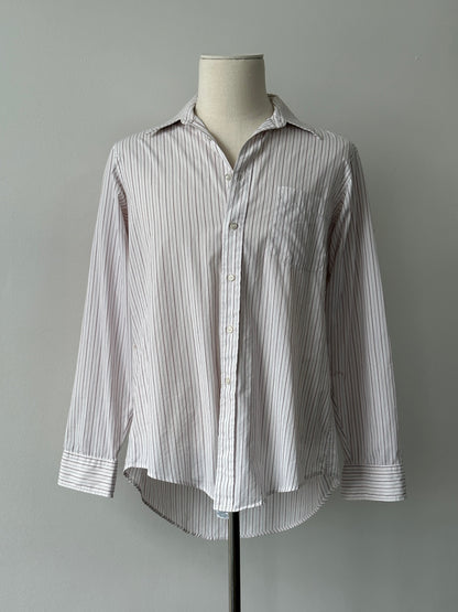 Christian Dior 1990s Cotton Striped Shirt - M
