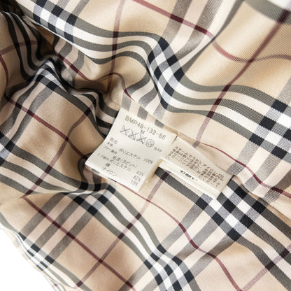 Vintage 2000s Burberry Nova Check Lined Puffer Jacket Size M | Medium, Orange