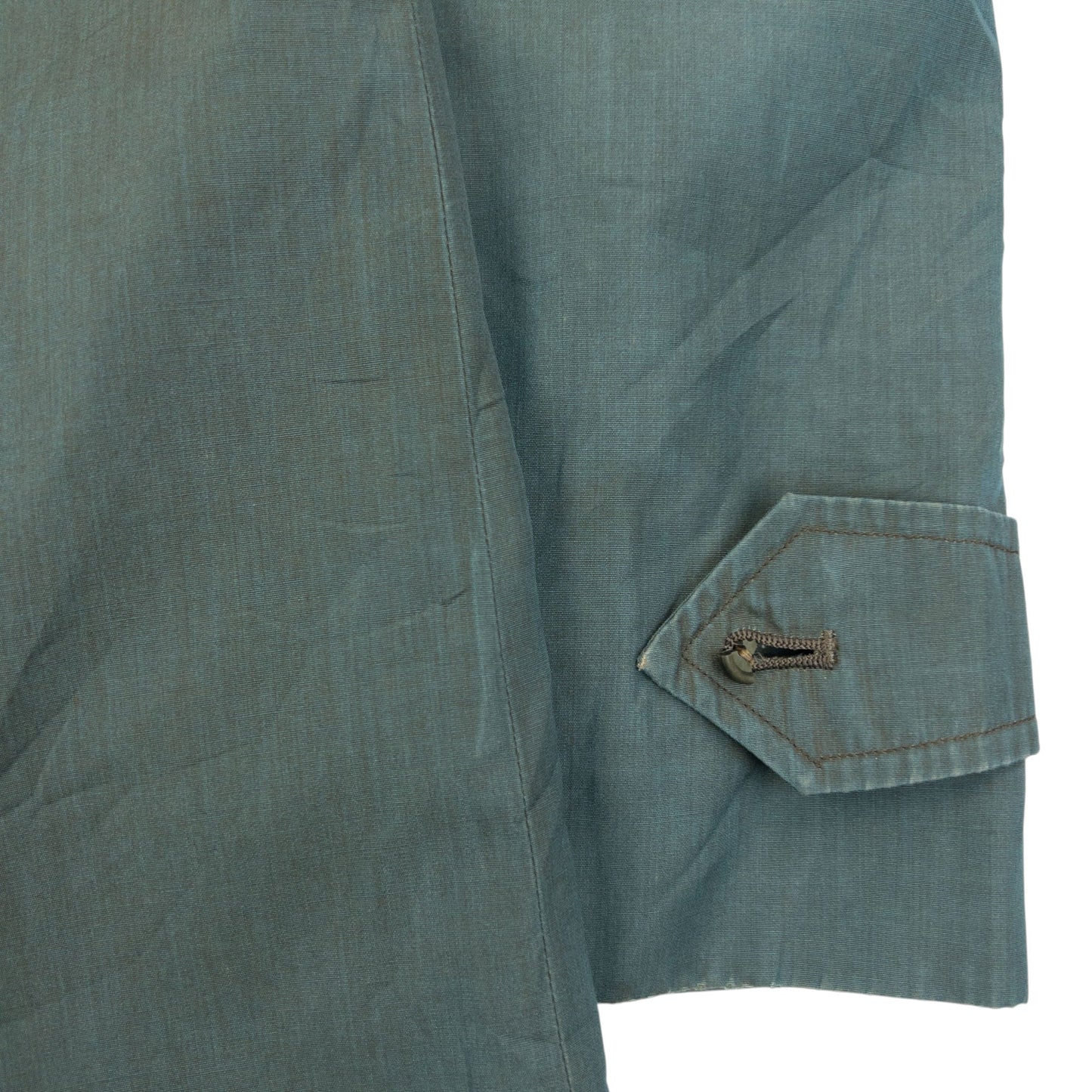Vintage 90s Burberry Iridescent Trench Jacket Size M | Medium, Blue