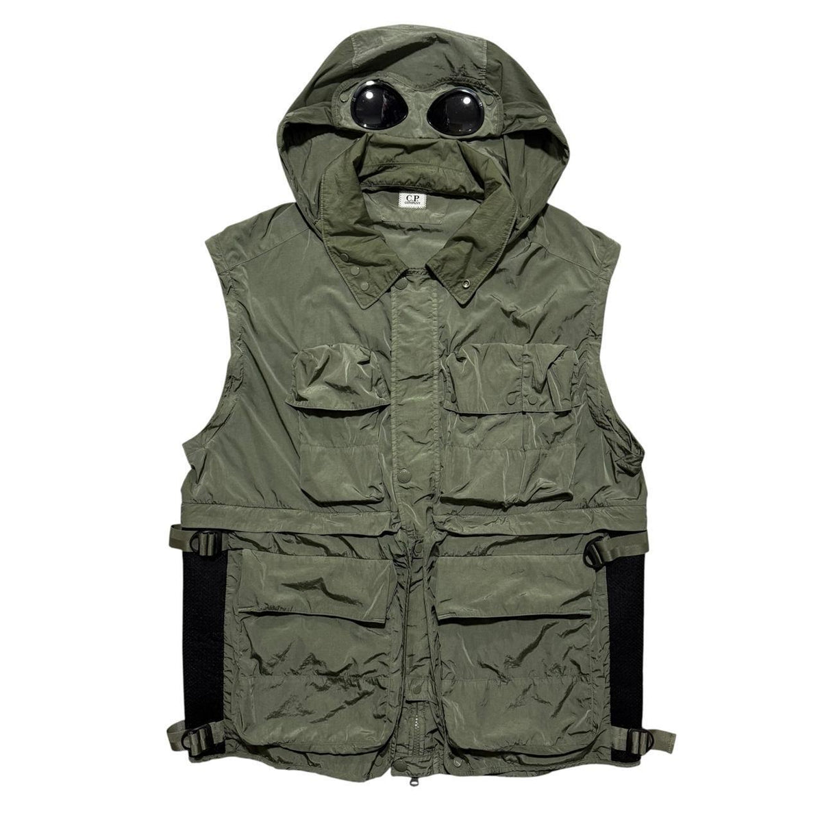 CP Company Chrome-R Transformable Jacket | Large, Olive