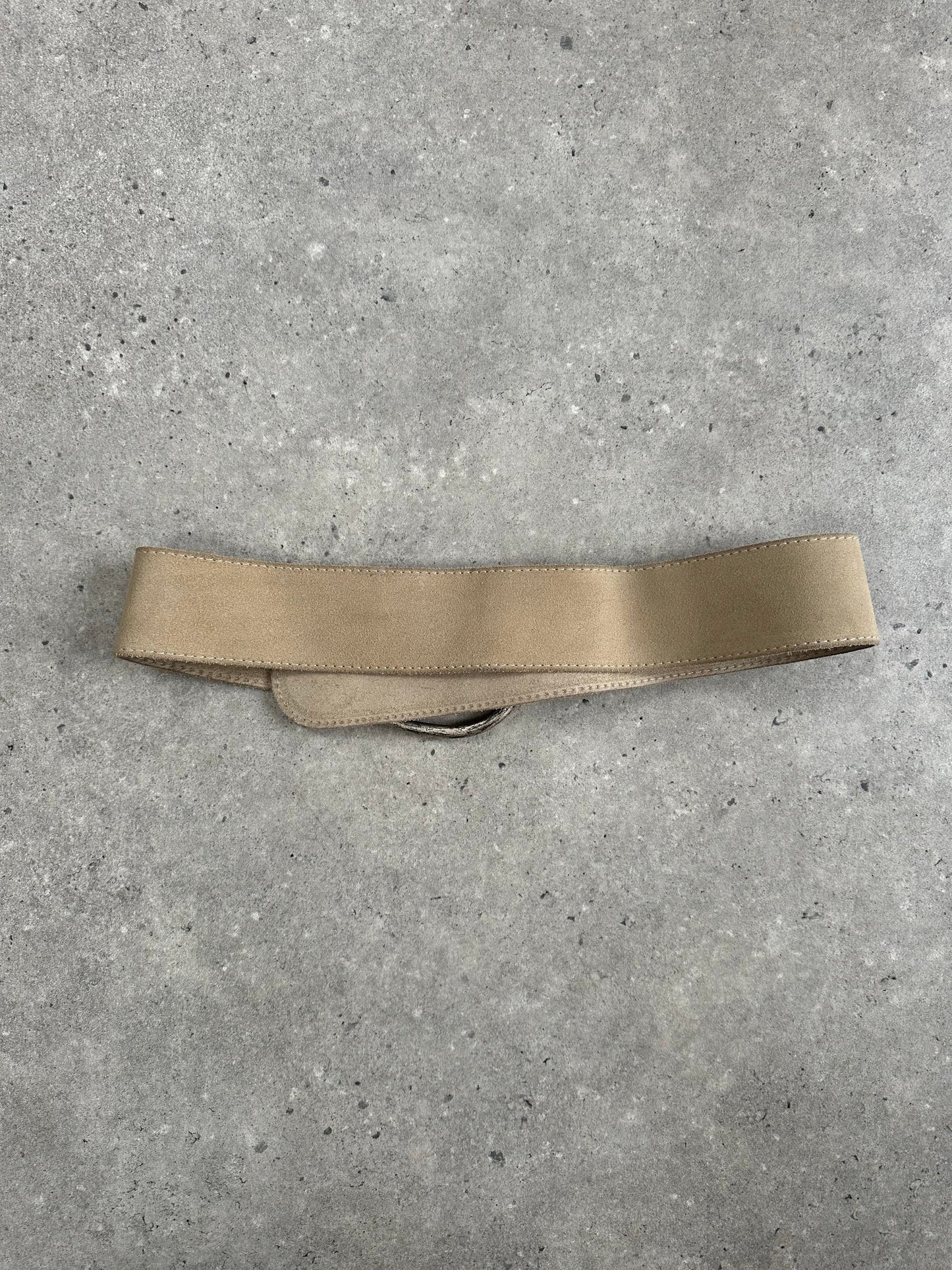 Vintage 1990s Suede Chunky Belt - W29-33