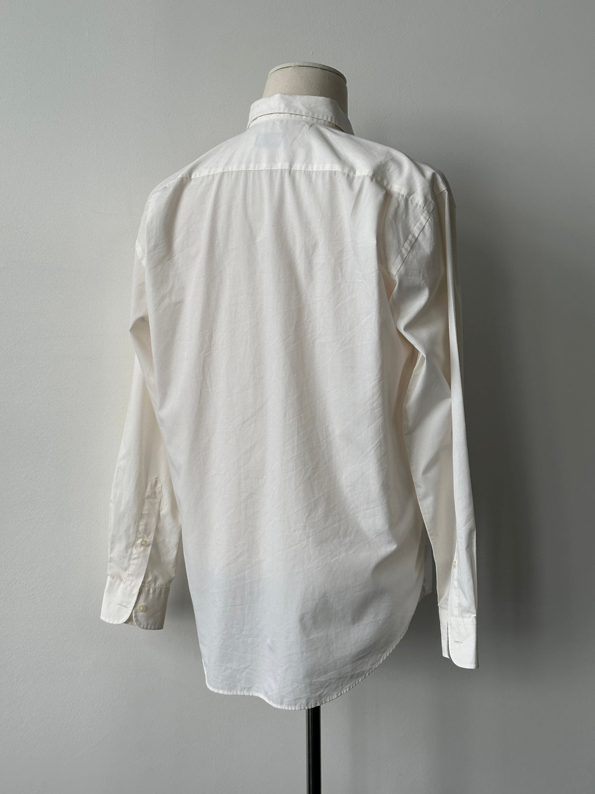 Yves Saint Laurent Pour Homme 2000s Cotton Logo Shirt - M