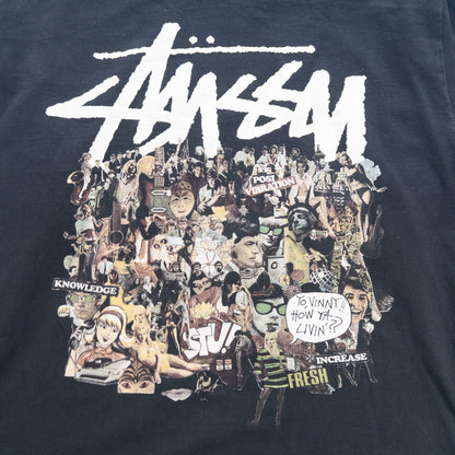 Vintage Stussy Long Sleeve Graphic T Shirt Size S