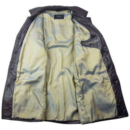 Vintage 2000s Versace Classic V2 Leather Jacket Size XXL | XXL, Green