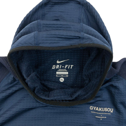 Vintage 2015 Nike Gyakusou Undercover Lab Fleece Ninja Hoodie Size M | Medium, Navy