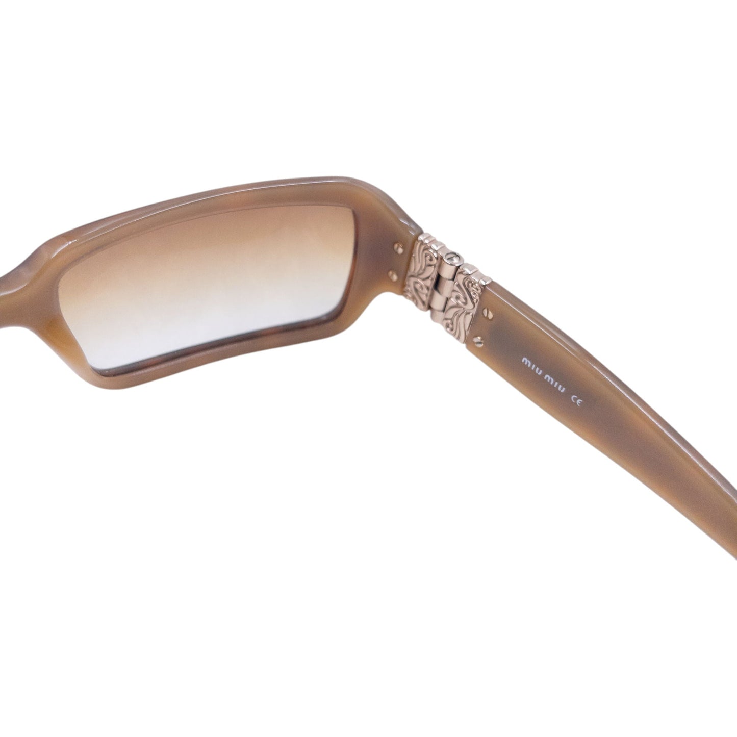 Vintage 2000s Miu Miu Tortoise Shell Sunglasses | O/S, Brown