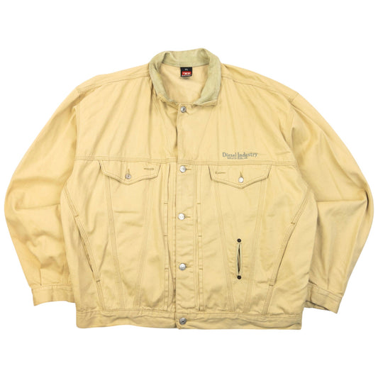 Vintage Diesel Industry Button Up Jacket Size XXL | XXL, Beige