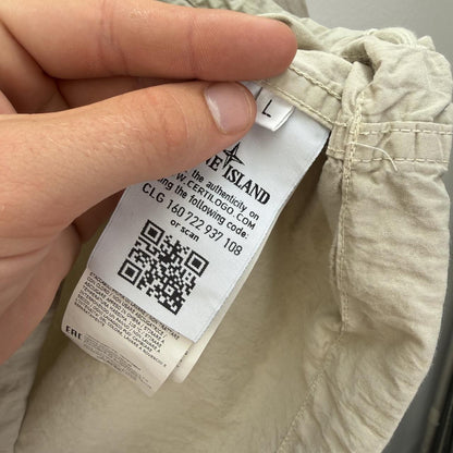 Stone Island Ghost Smock Jacket (L) | Large, Beige