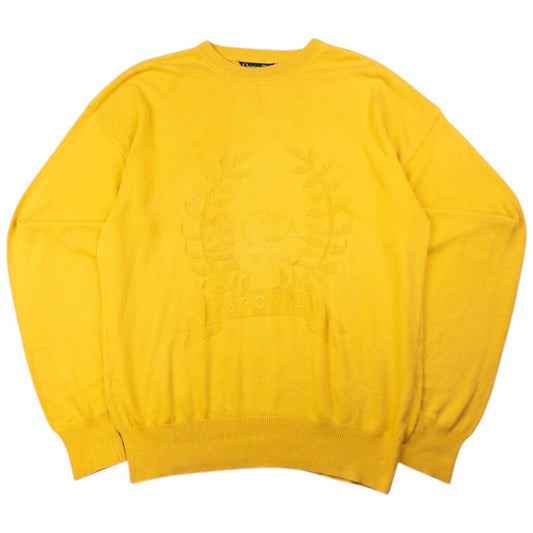 Vintage Dior Sports Embroidered Knit Jumper Size L