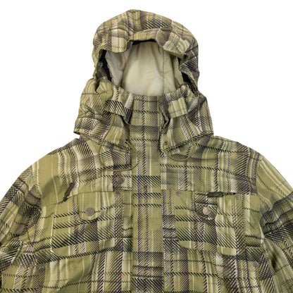 Vintage 2000s Oakley Pattern Zip Up Snowboarding Jacket Size S | Small, Green