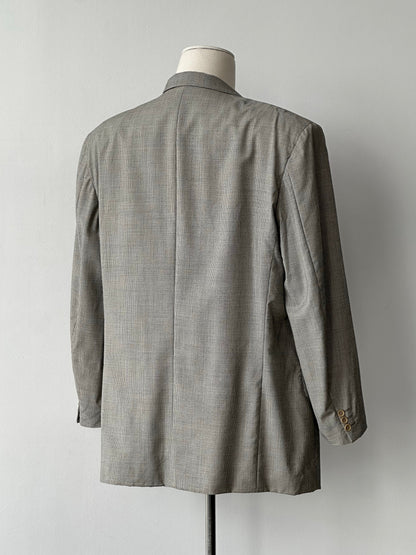 Canali 1980s Pure Wool Double Breasted Blazer - 48L