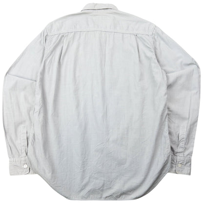 Vintage Comme Des Garçons HOMME Long Sleeve Button Up Shirt Size S | Small, Grey