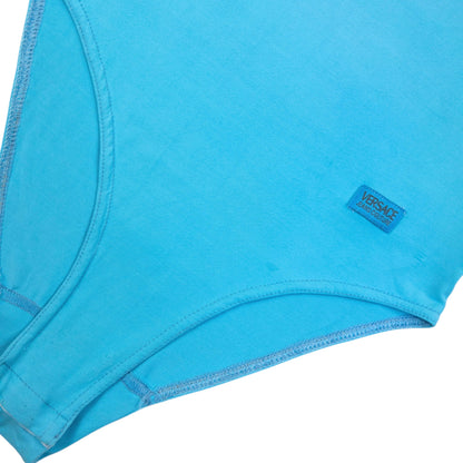 Vintage 2000s Versace Jeans Couture Swimming Costume Womens Size S | Small, Blue