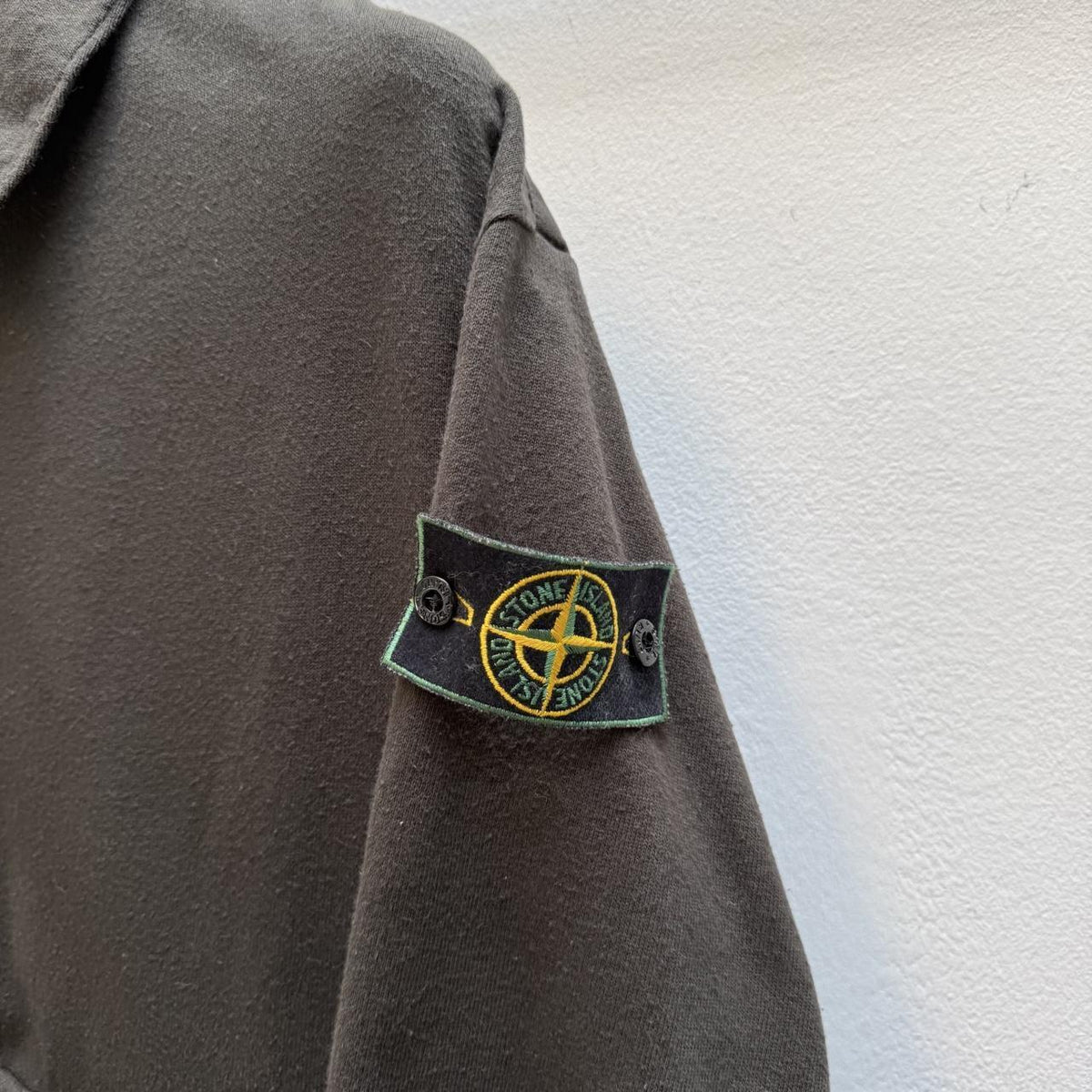 90’s Stone Island Collared Jumper (M) | Medium, Brown