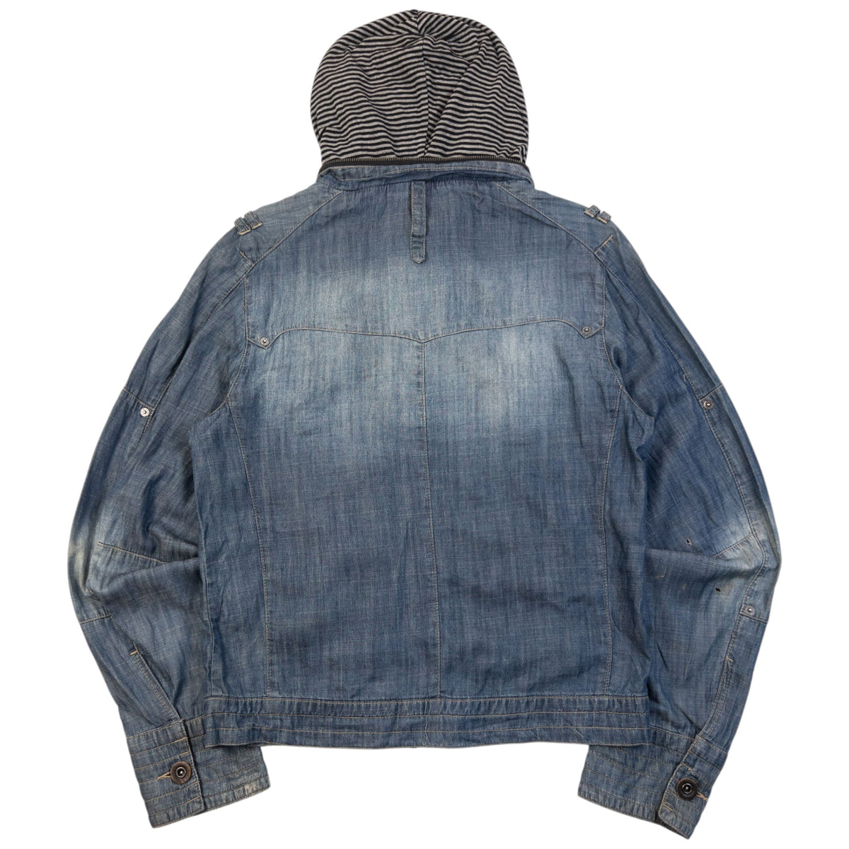 Vintage 2000s PPFM Lightweight Denim Jacket Size S | Small, Blue