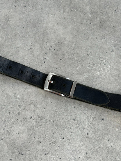 Vintage 1990s Distressed Leather Belt - W32-38