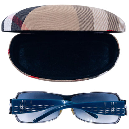 Vintage Burberry Nova Check Studded Glasses