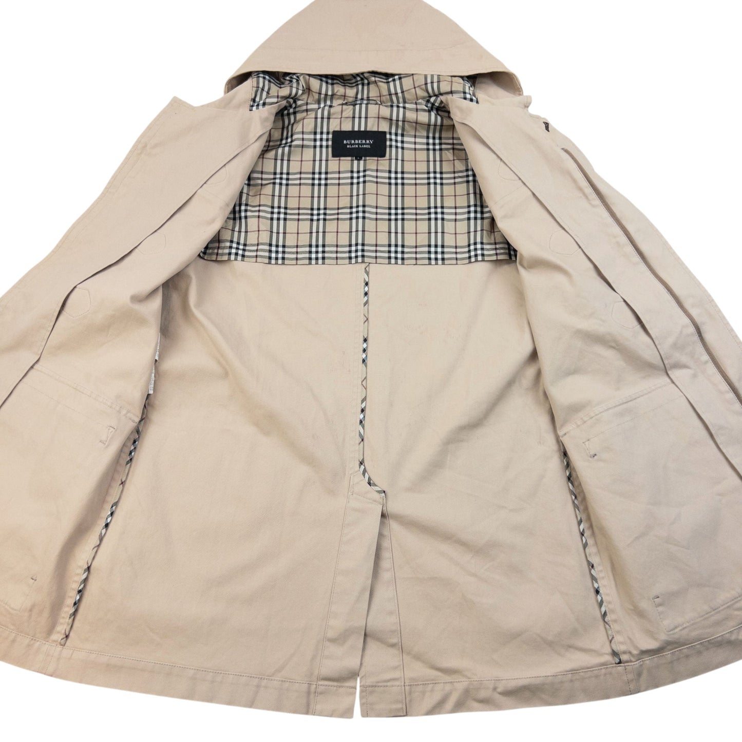 Vintage 2000s Burberry Black Label Duffle Jacket Womens Size M | O/S, Multicoloured