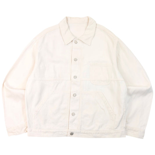 Vintage 2000s Marithe + Francois Girbaud Denim Jacket Size M | Medium, White