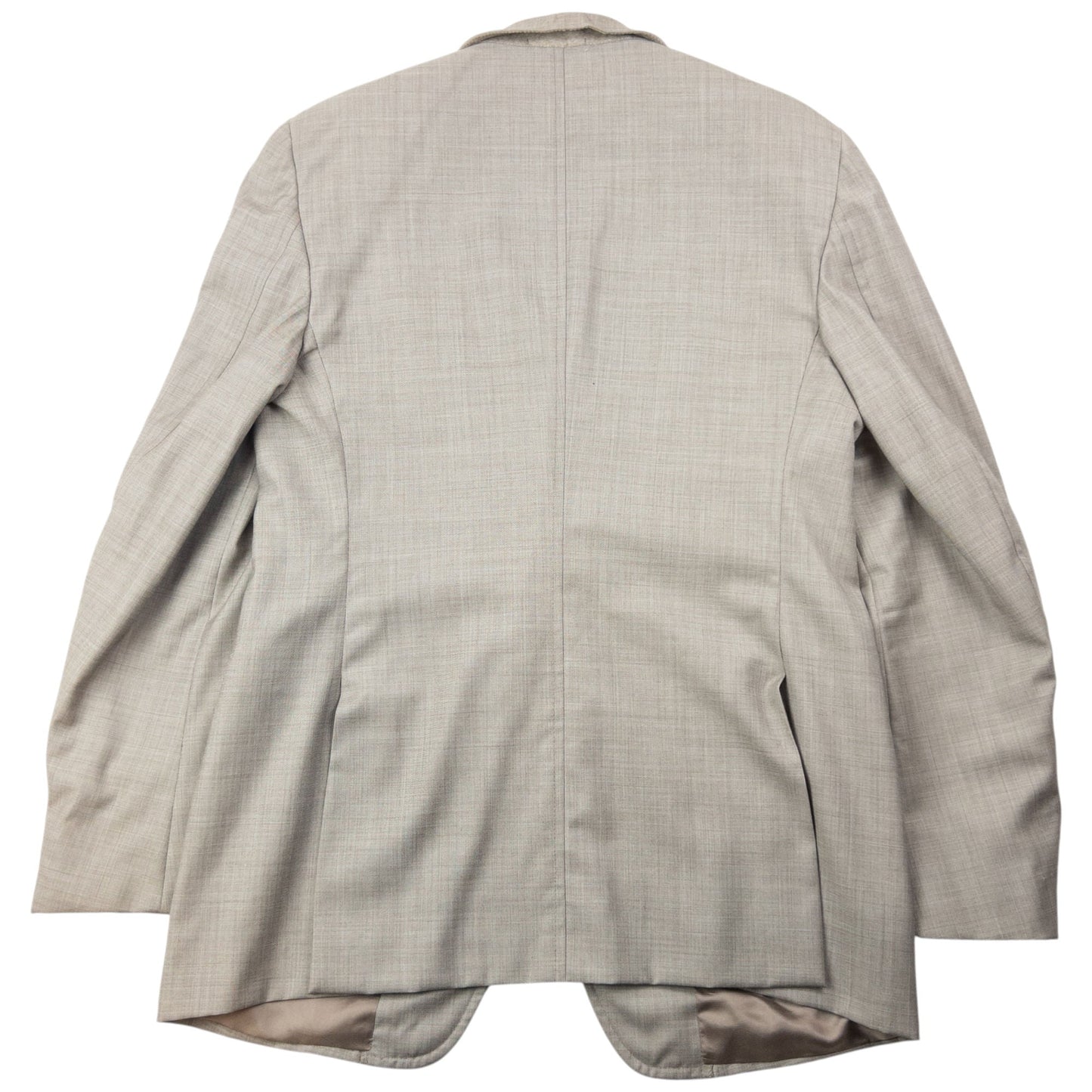 Vintage 2000s Prada Wool Jacket & Trousers Suit Set Size XL | XL, Beige