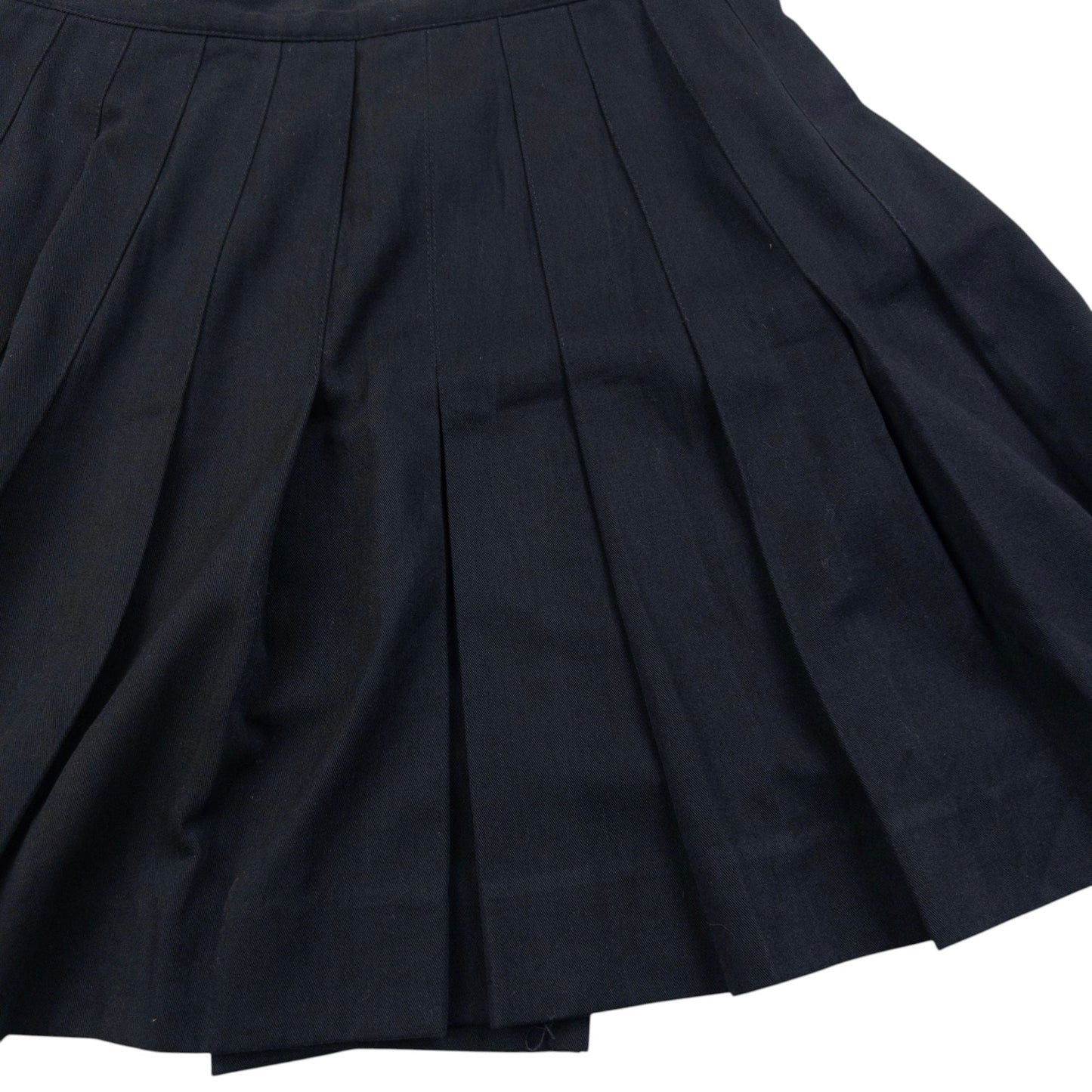 Vintage 90s GAP Pleated Wrap Mini Skirt Womens Size W24 | W24, Black