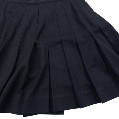 Vintage 90s GAP Pleated Wrap Mini Skirt Womens Size W24 | W24, Black